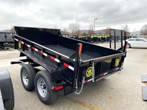 Dump Trailer Best Price  Dump Trailer Best Price. Low profile design, 5,200# 6 lug dexter axles, and power up power down cylinder. 