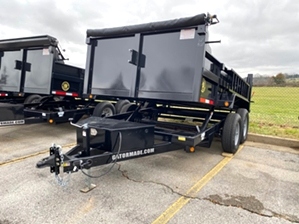 Dump Trailer 12000 GVW Professional Grade  Dump Trailer 12000 GVW Professional Grade. 12,000 GVW, dual cylinders, tarp kit included, and dual function tailgate. 
