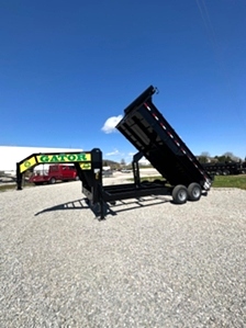 Gooseneck Dump Trailer For Sale   Gooseneck Dump 16k. Tarp kit Loading ramps 7k axles  